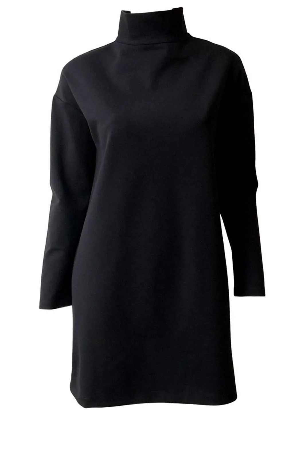 Edie Turtleneck Dress - Black Pointe