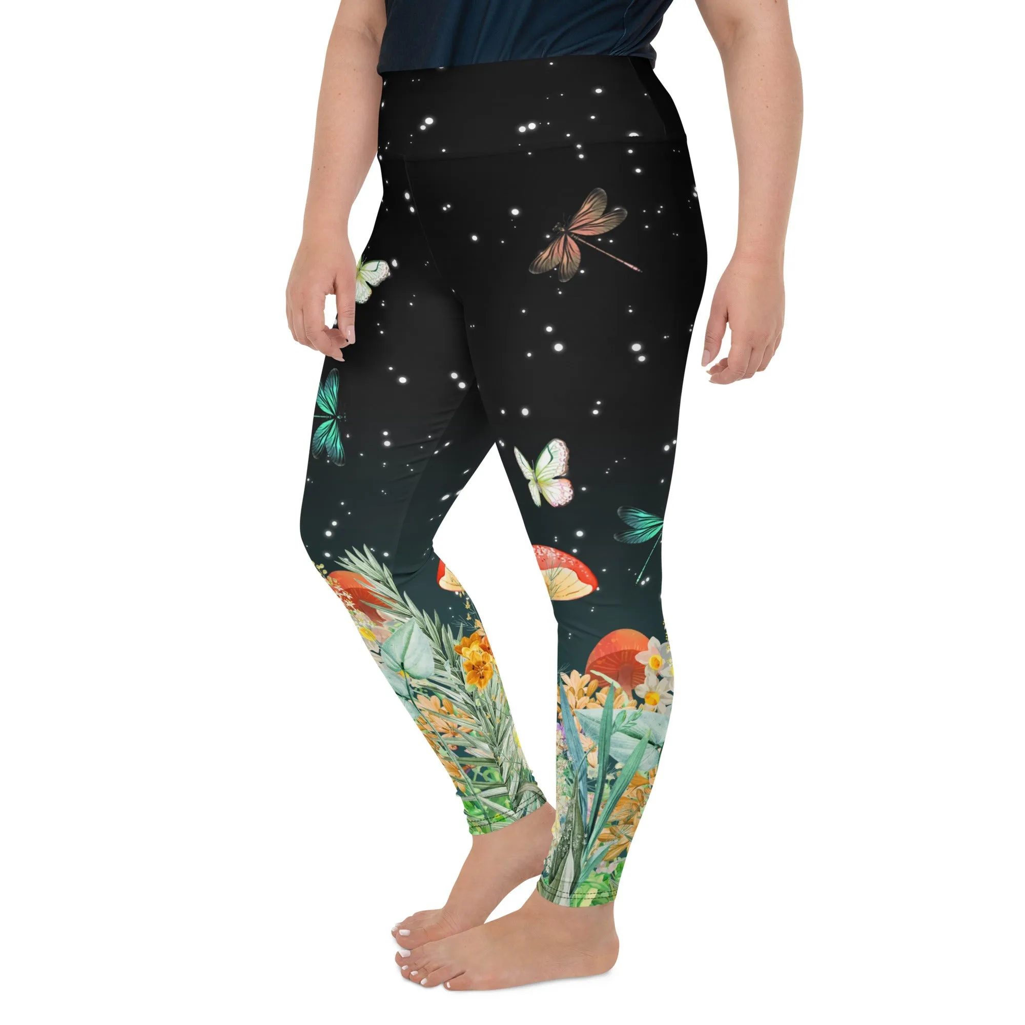 Enchanted Forest Plus Size Leggings