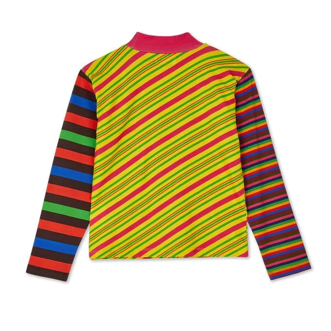 ERL - Kids Printed Fleece Top - (Pinstripe Print)