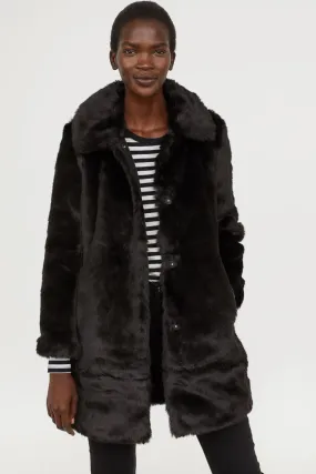 Faux fur coat