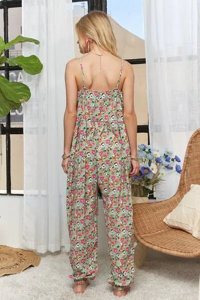 Feminine Floral Jumpsuit