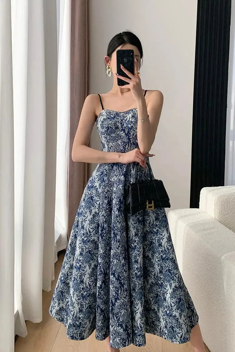 Floral Casual Spaghetti Strap Chic Dress