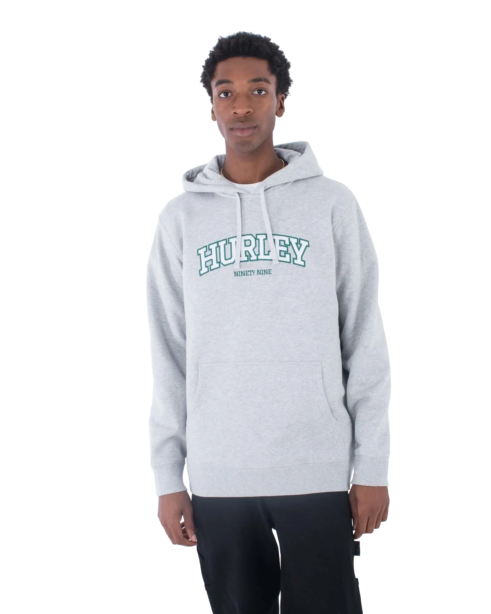 Flow Pullover Hoodie in Heather Grey