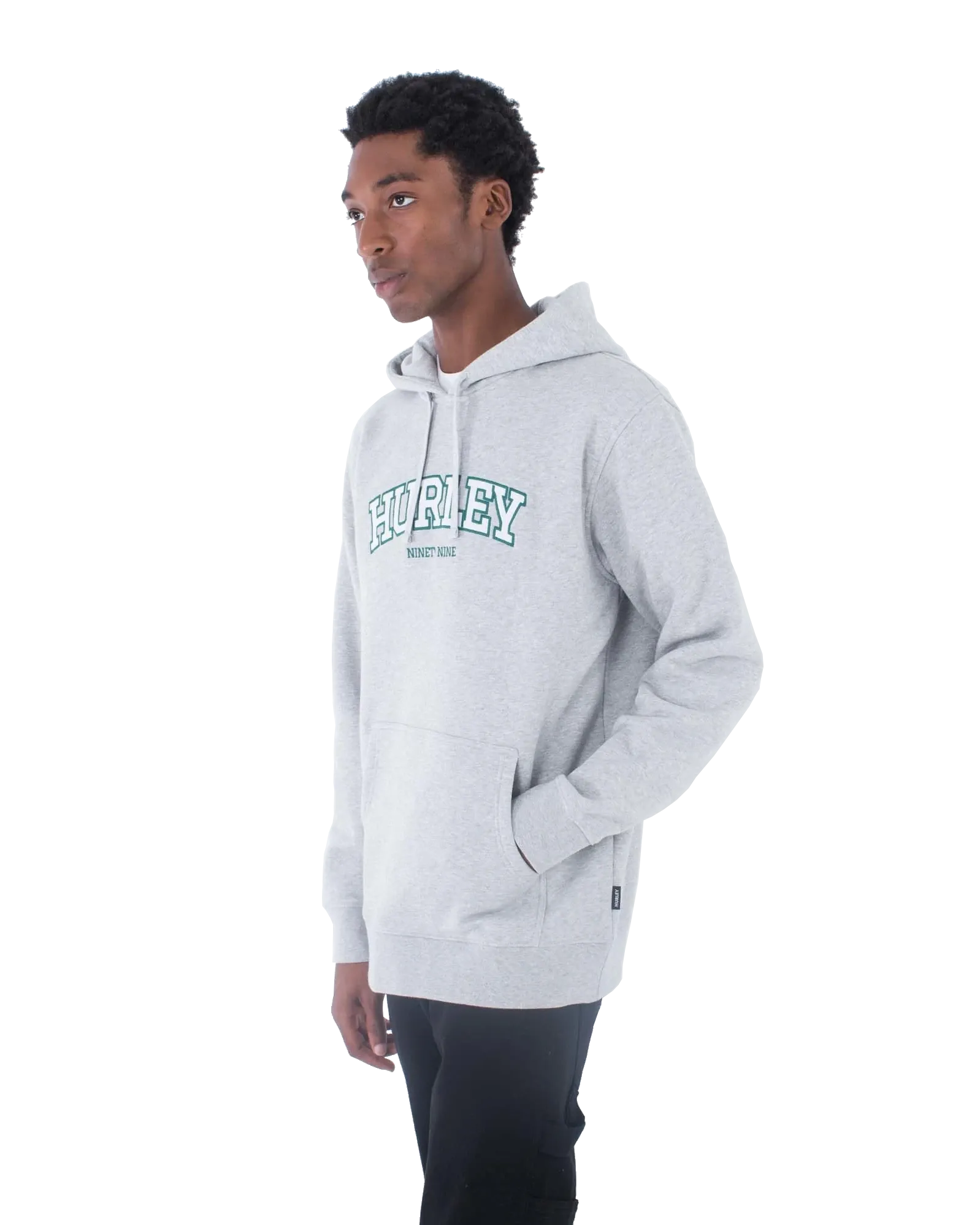 Flow Pullover Hoodie in Heather Grey