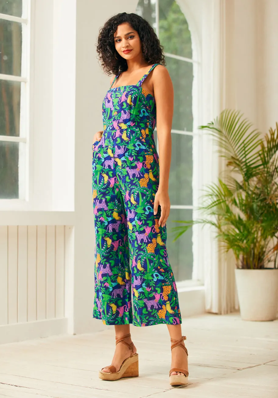 Funky Flare Jumpsuit