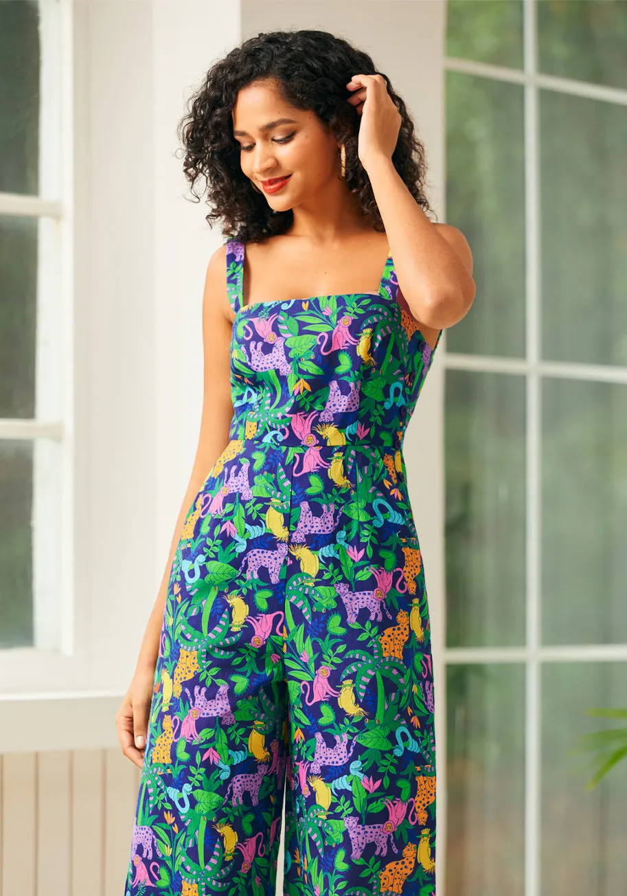 Funky Flare Jumpsuit