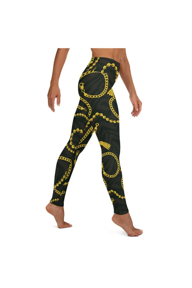 Gold Chain Yoga Leggings