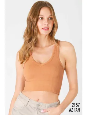 Herringbone Crop Top