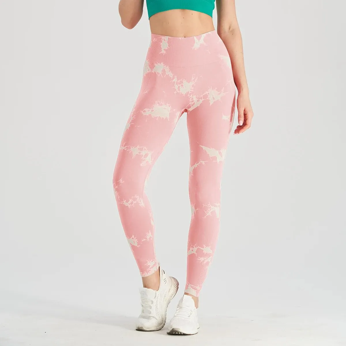 High Waist Butt Lift Tie-Dye Leggings