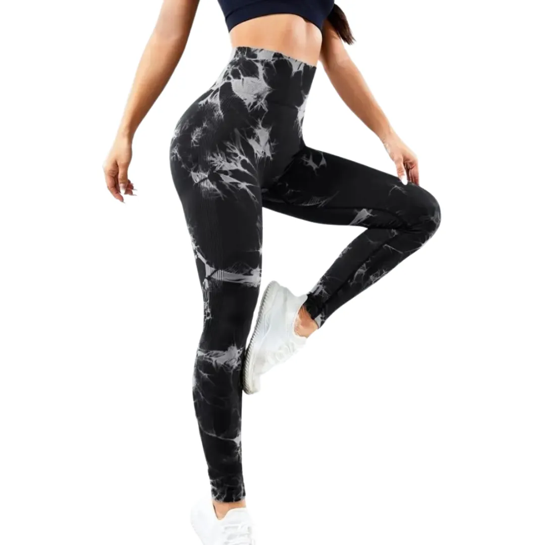 High Waist Butt Lift Tie-Dye Leggings