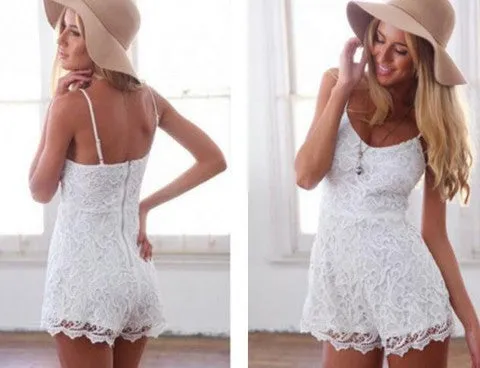 HOT LACE STRAP JUMPSUIT HIGH QUALITY