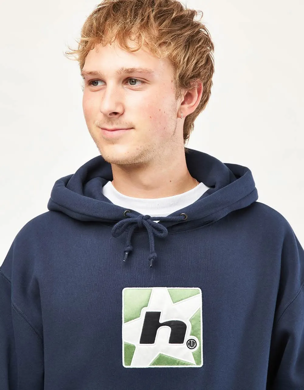 HUF H Star Pullover Hoodie - Nightshade