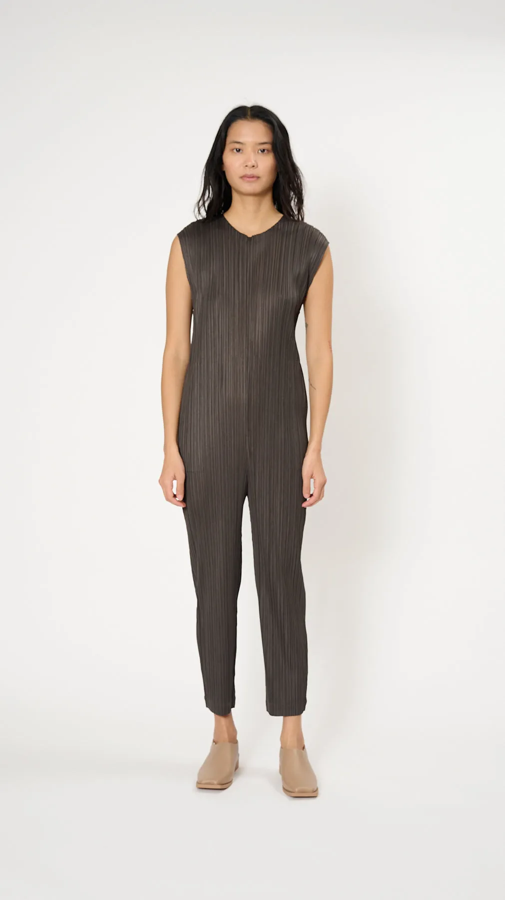 January Monthly Colors Jumpsuit in Charcoal Gray