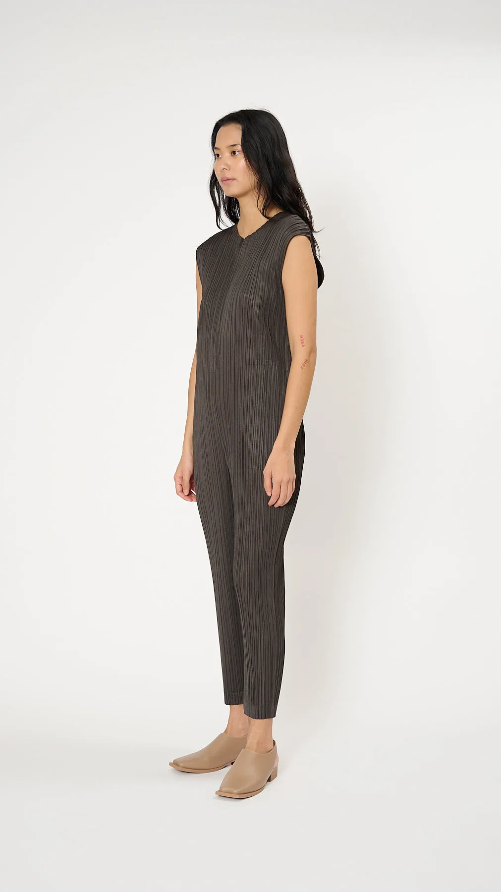 January Monthly Colors Jumpsuit in Charcoal Gray