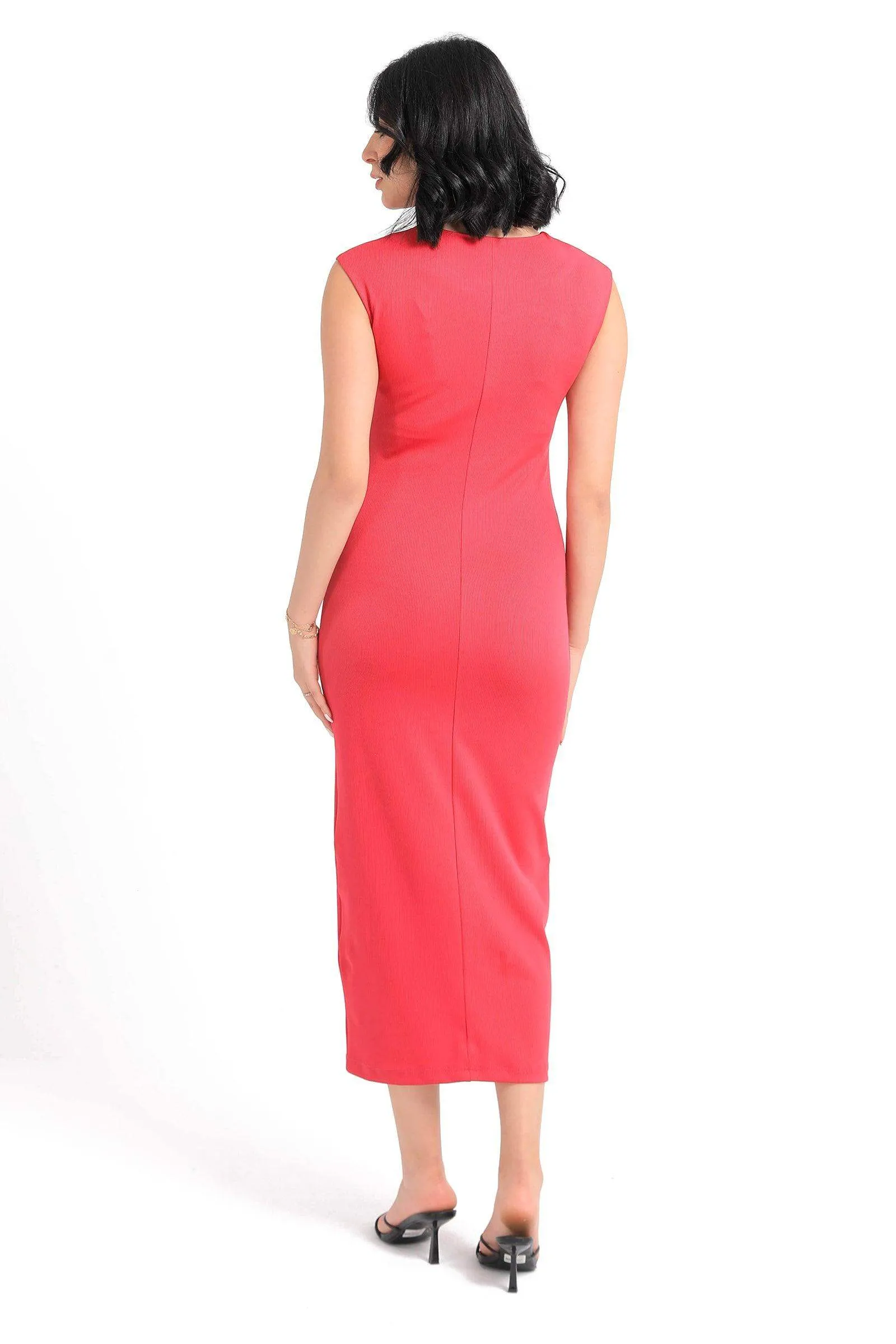 Jersey Sleeveless Midi Dress