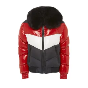 Jordan Craig Sugar Hill Kids Puffer Jacket Red