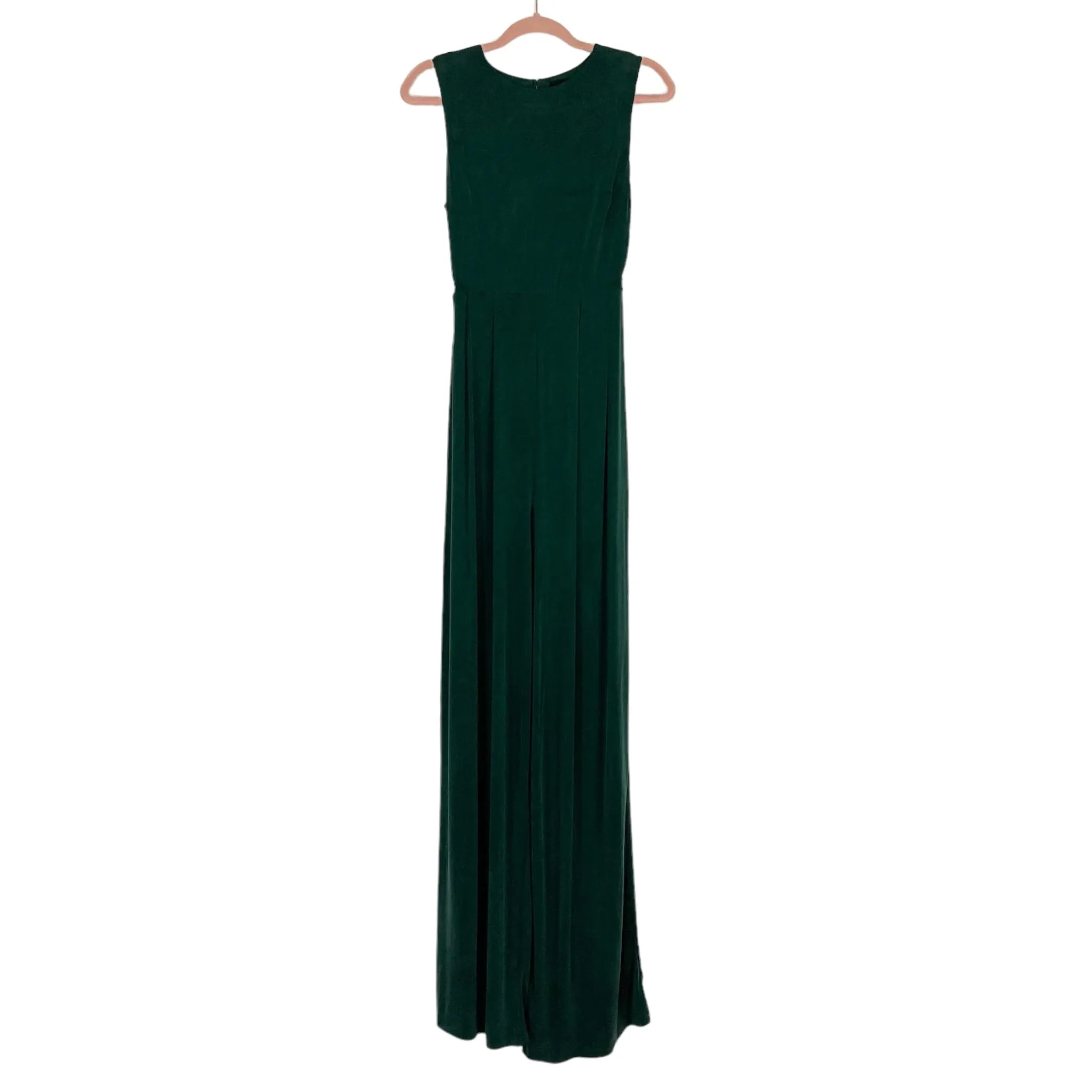 Kendall   Kylie Green Exposed Back Jumpsuit- Size S (see notes)