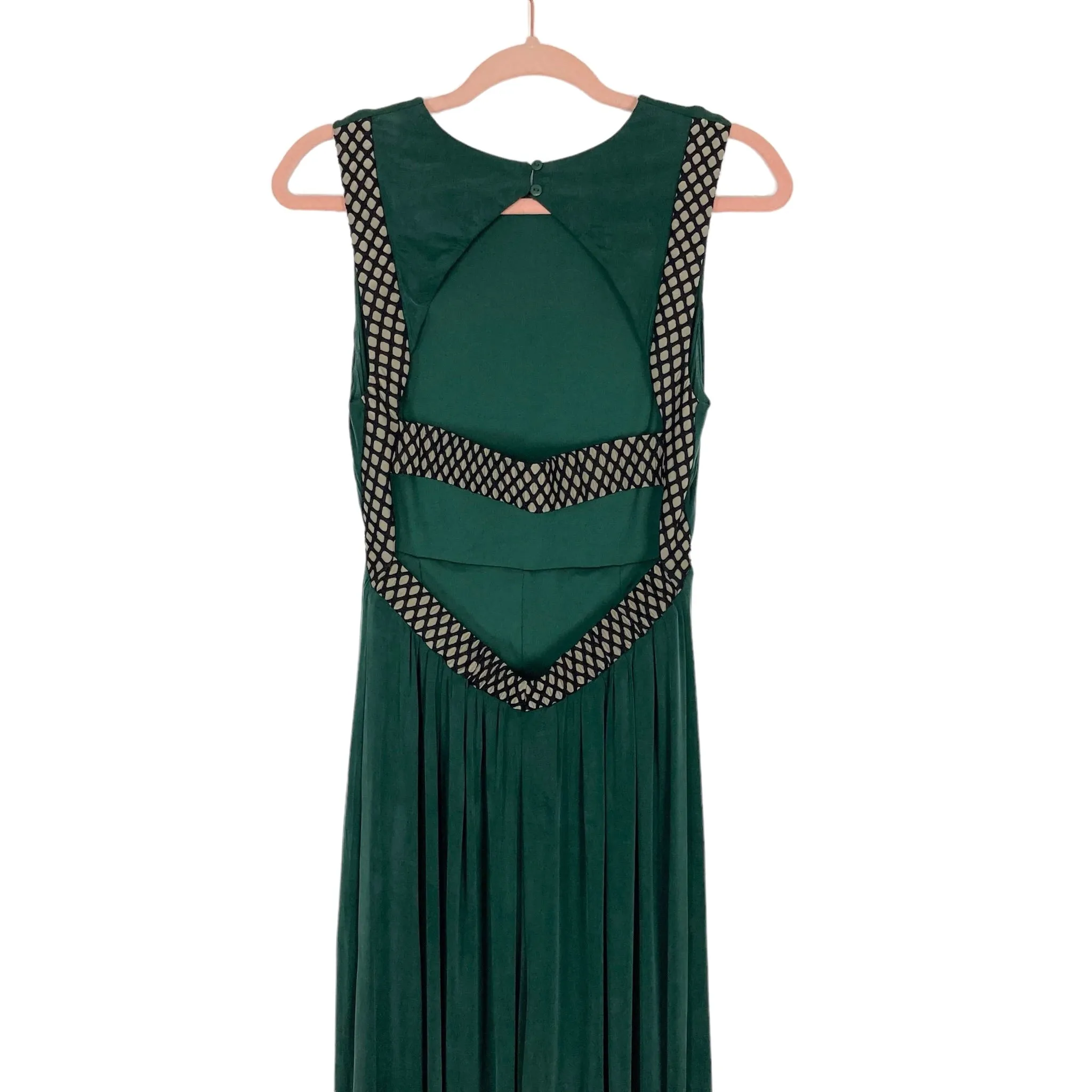 Kendall   Kylie Green Exposed Back Jumpsuit- Size S (see notes)