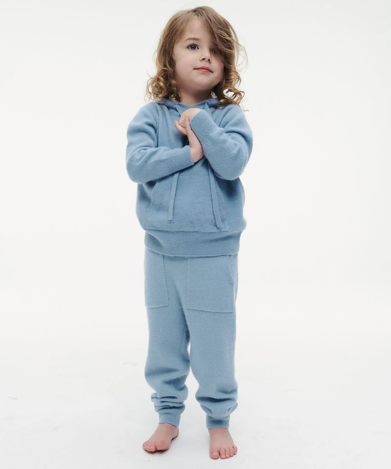 Kid's Signature Cashmere Hoodie Jogger Set