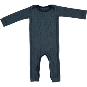 Kik Kid Organic Romper Arrow Print Dark Grey Dark Blue