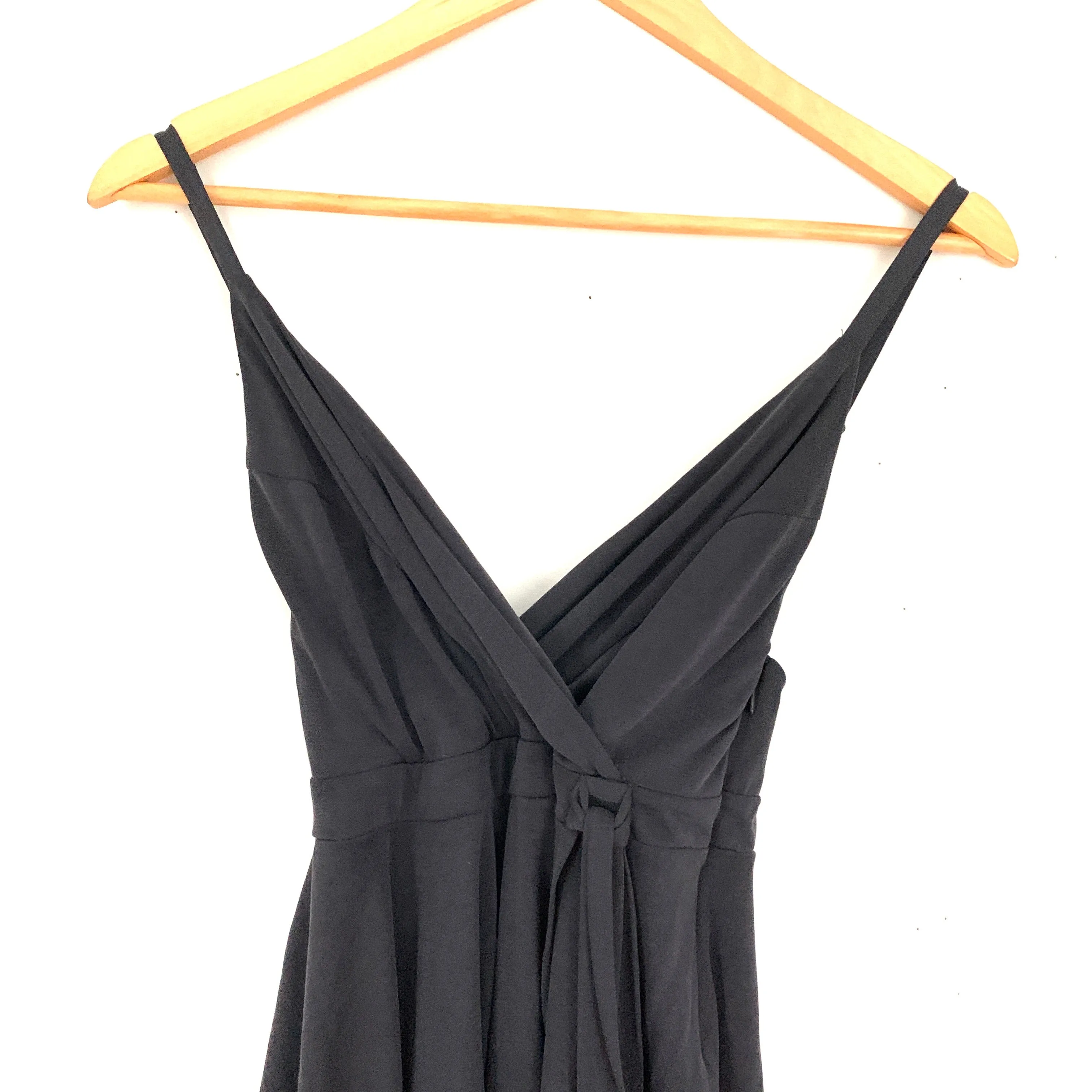 Kimchi Blue Black Soft Faux Wrap Romper- Size XS