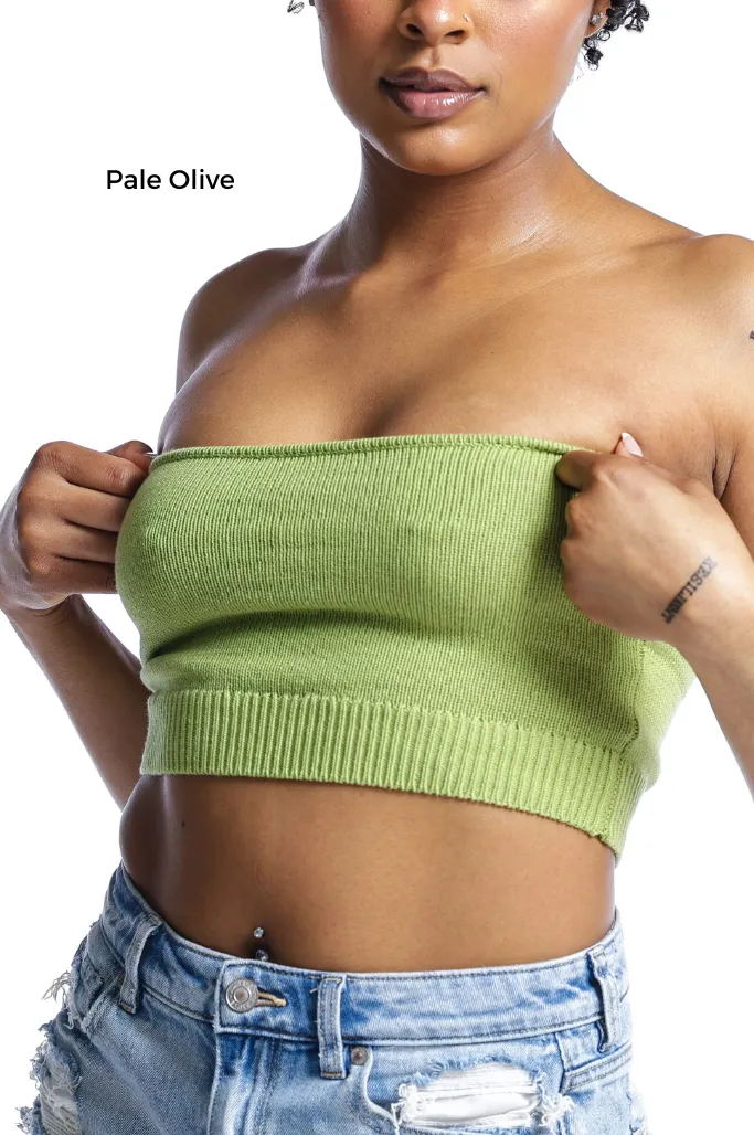 Knit Bandeau Top