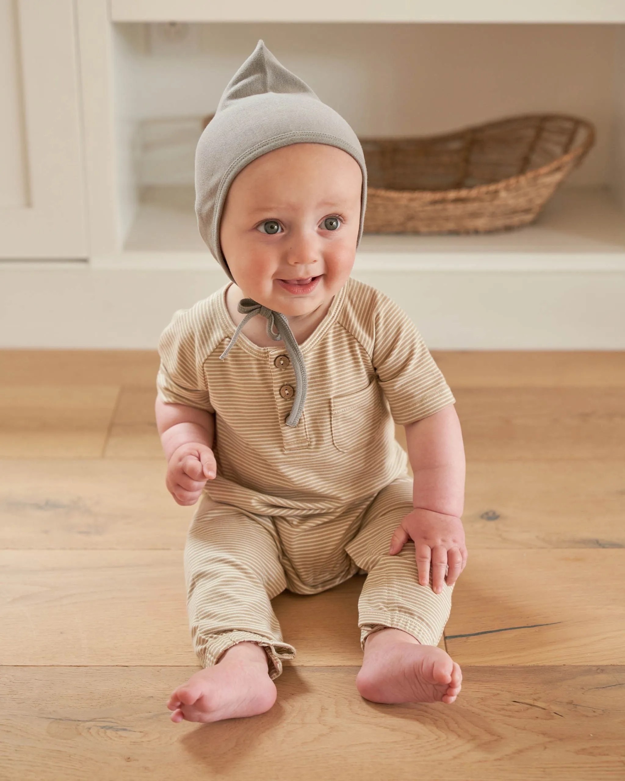 Latte Stripe Jumpsuit