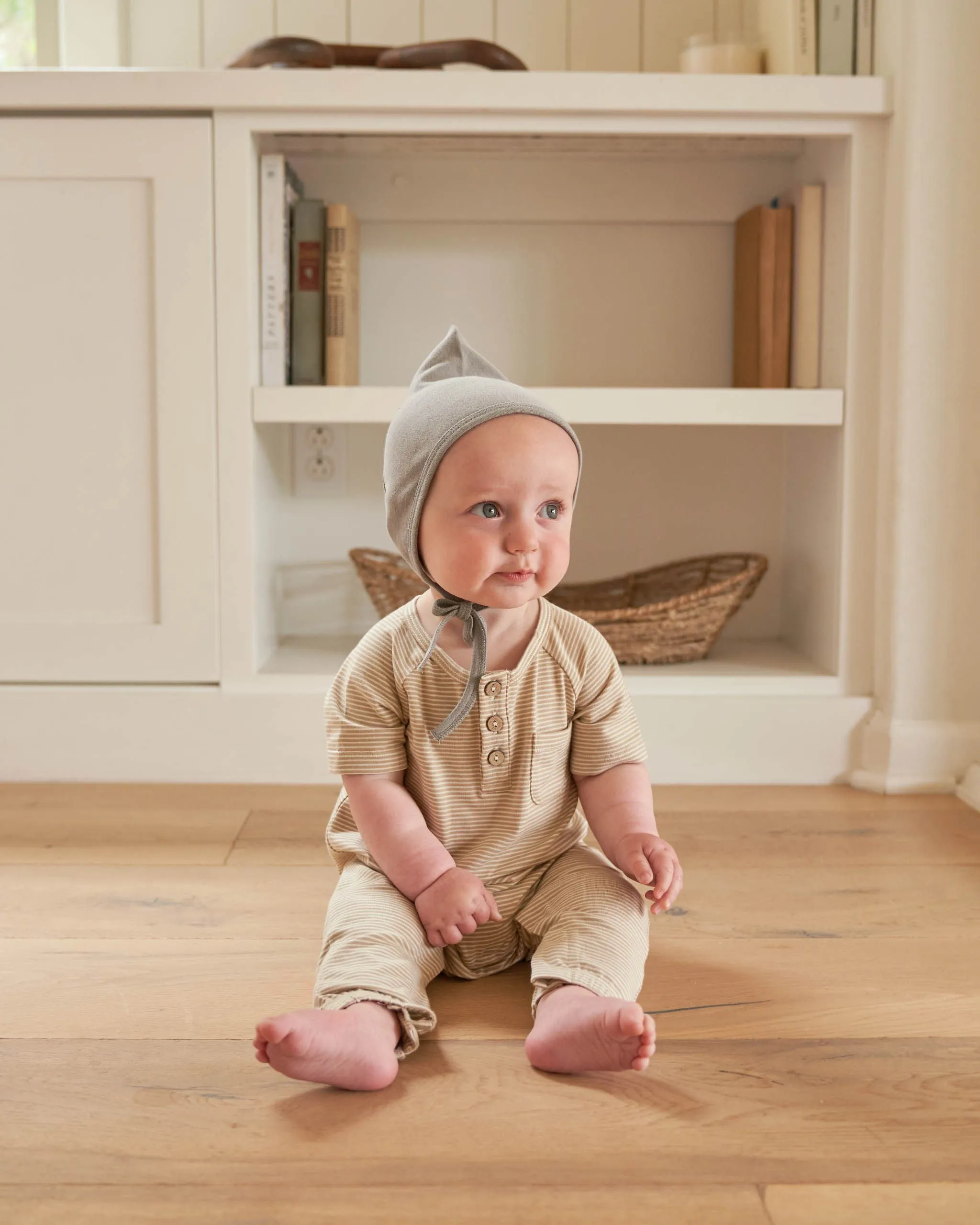 Latte Stripe Jumpsuit