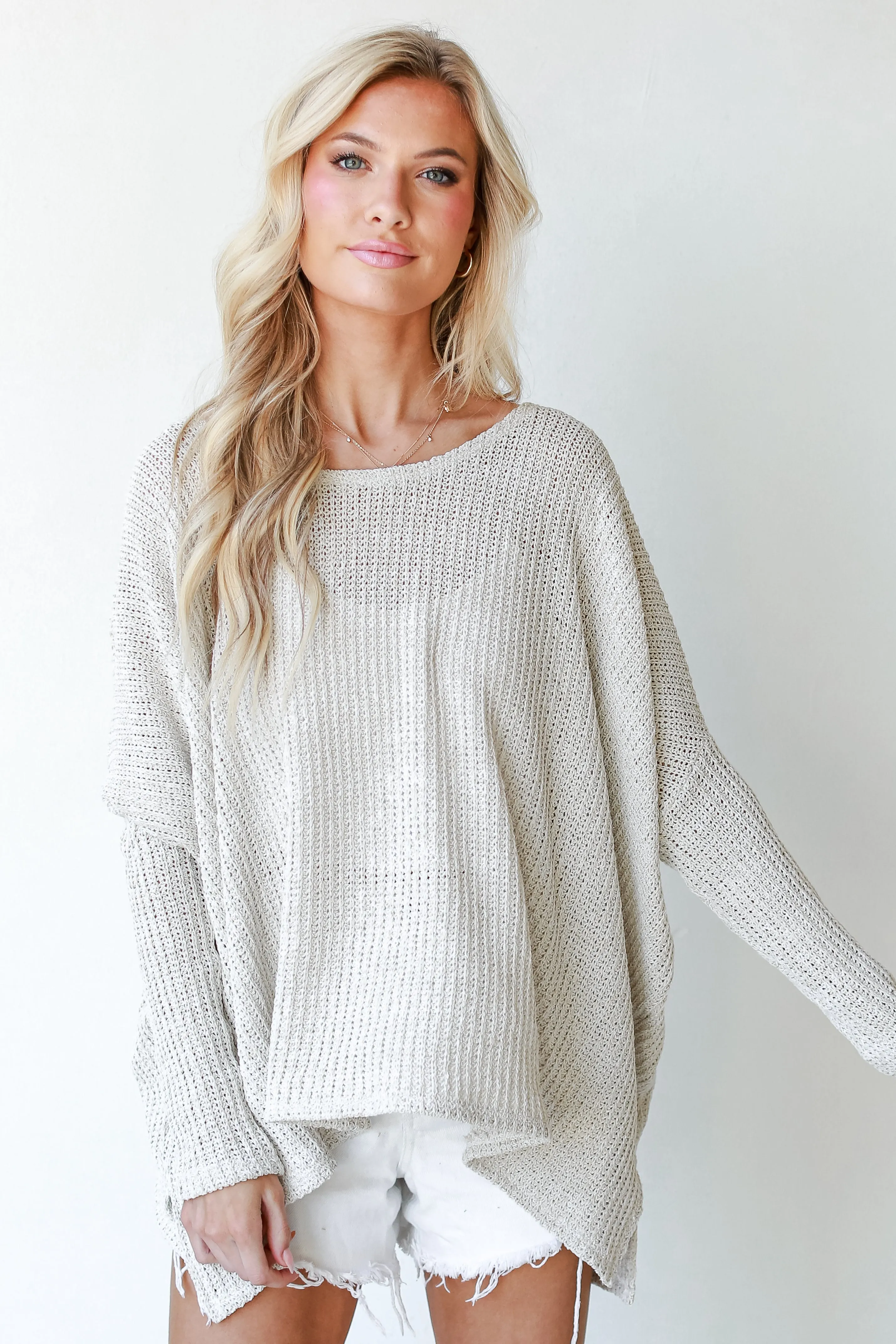 Let's Get Away Loose Knit Sweater