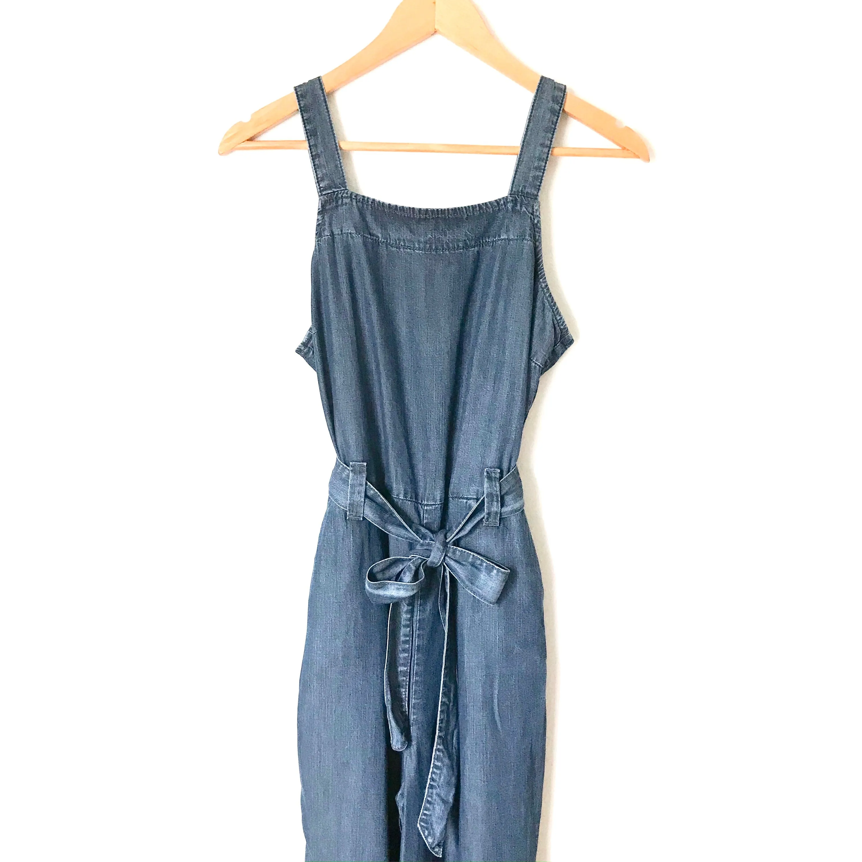 Level 99 Denim Jumpsuit with Belt- Size XS