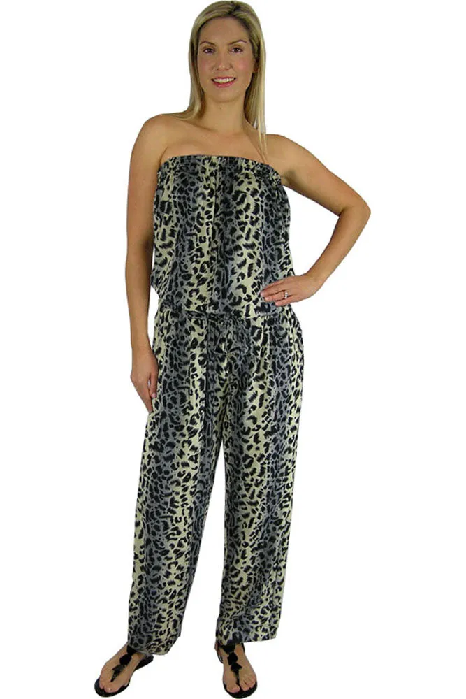 Long Jumpsuit Animal Print