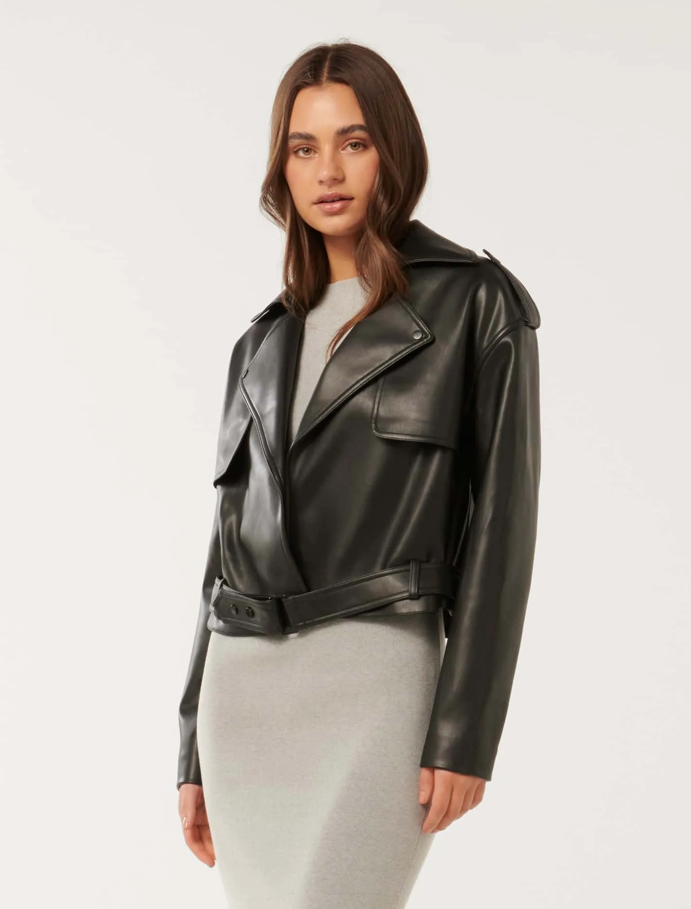 Lorri Pu Cropped Trench Coat