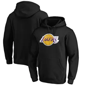 Los Angeles Lakers Fanatics Branded Icon Primary Logo Fitted Pullover Hoodie - Black