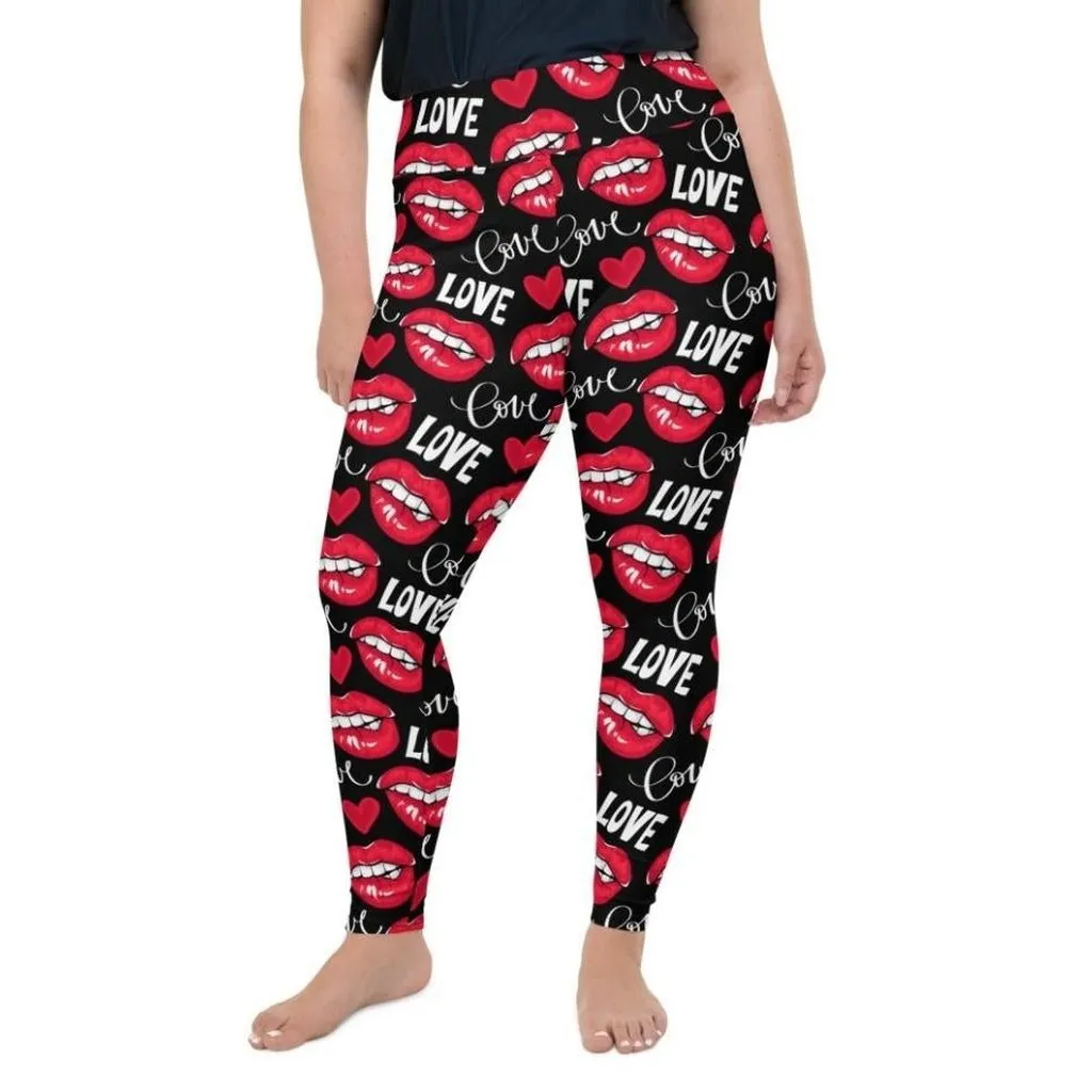 Love & Kisses Plus Size Leggings