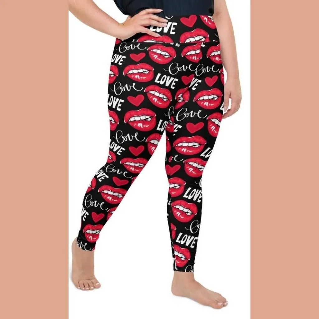 Love & Kisses Plus Size Leggings