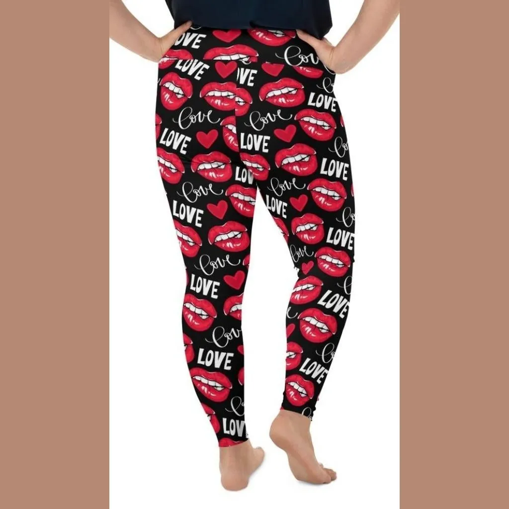 Love & Kisses Plus Size Leggings