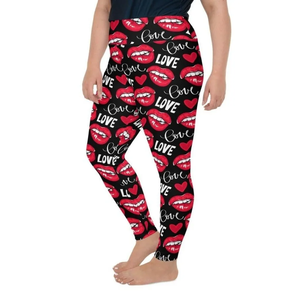 Love & Kisses Plus Size Leggings