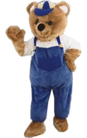 Luxury Cuddly Bear Mascot Costume