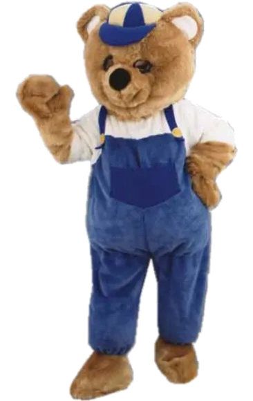 Luxury Cuddly Bear Mascot Costume