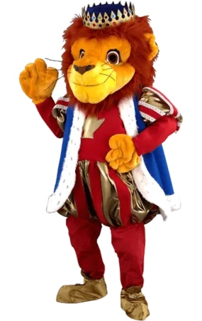 Luxury King Lion Mascot Costume