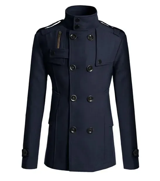 Luxury Wool Men's Overcoat