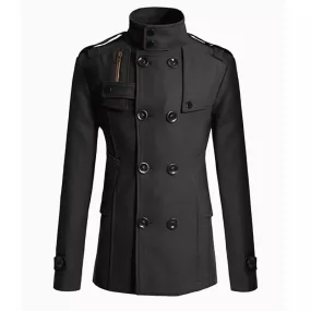 Luxury Wool Men's Overcoat