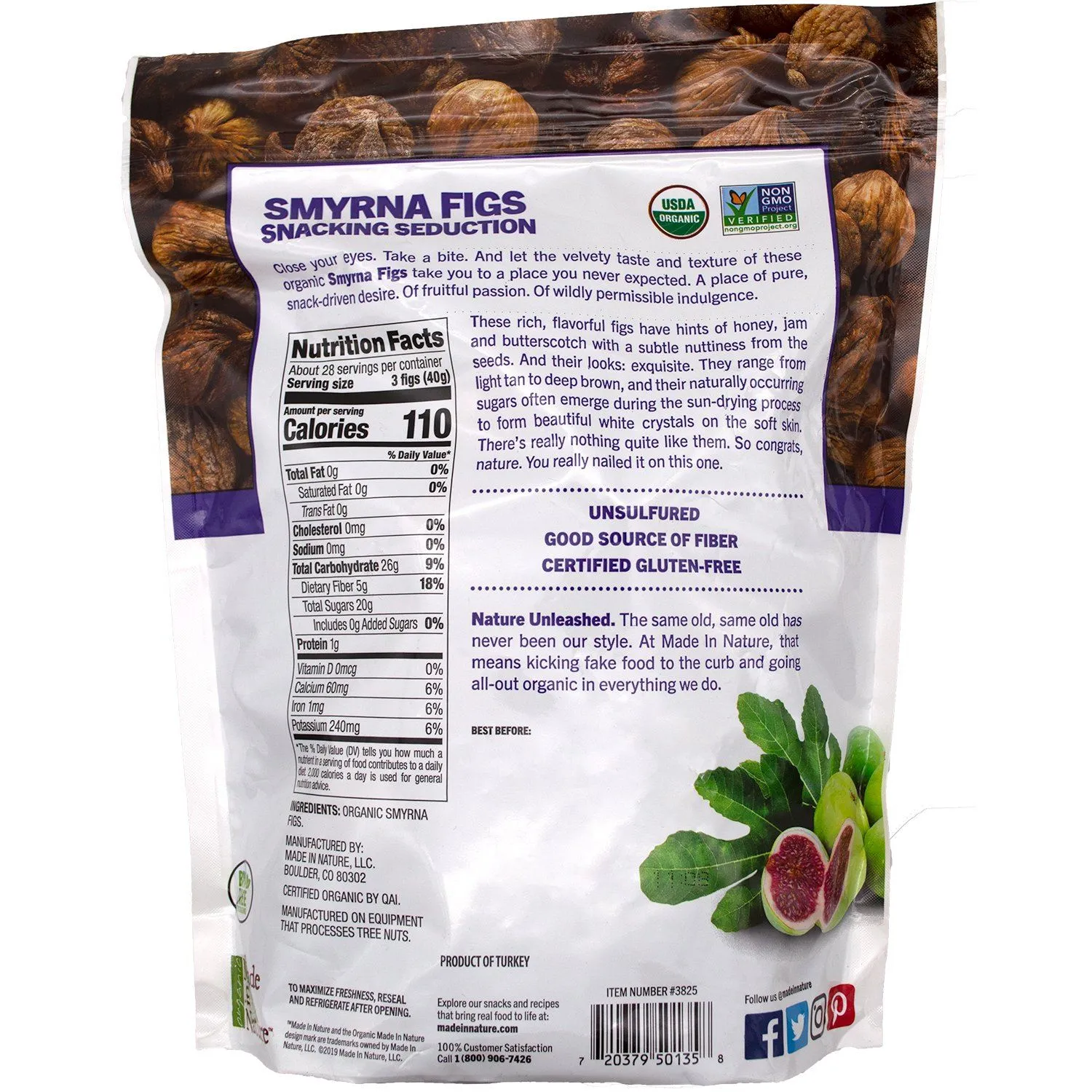 Made In Nature Organic Dried Smyrna Figs