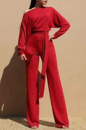 Marla Jumpsuit Red