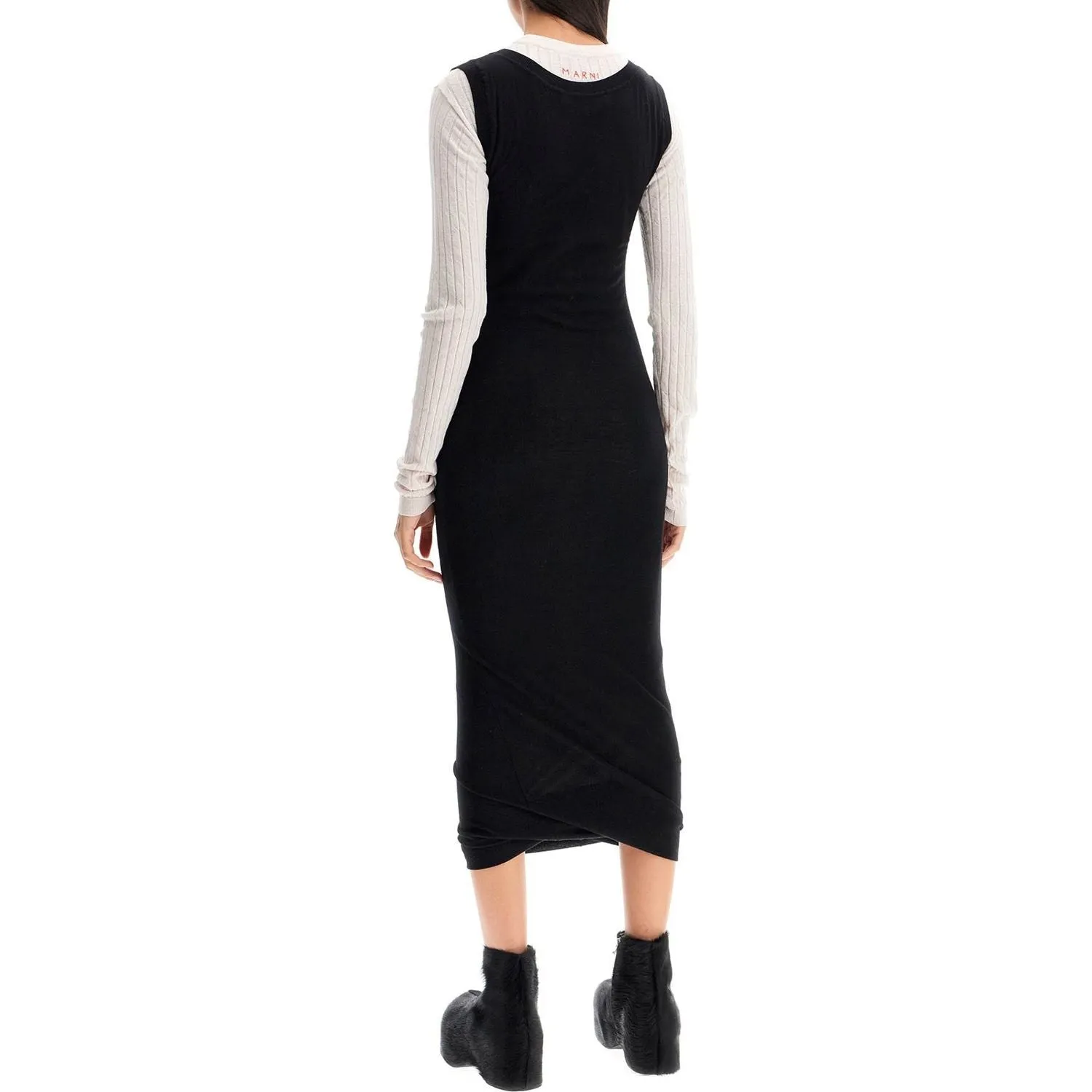 Marni layered knit dress