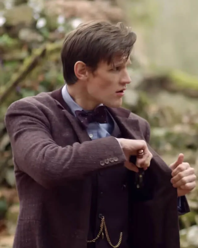 Matt Smith Dr. Who S07 Purple Coat