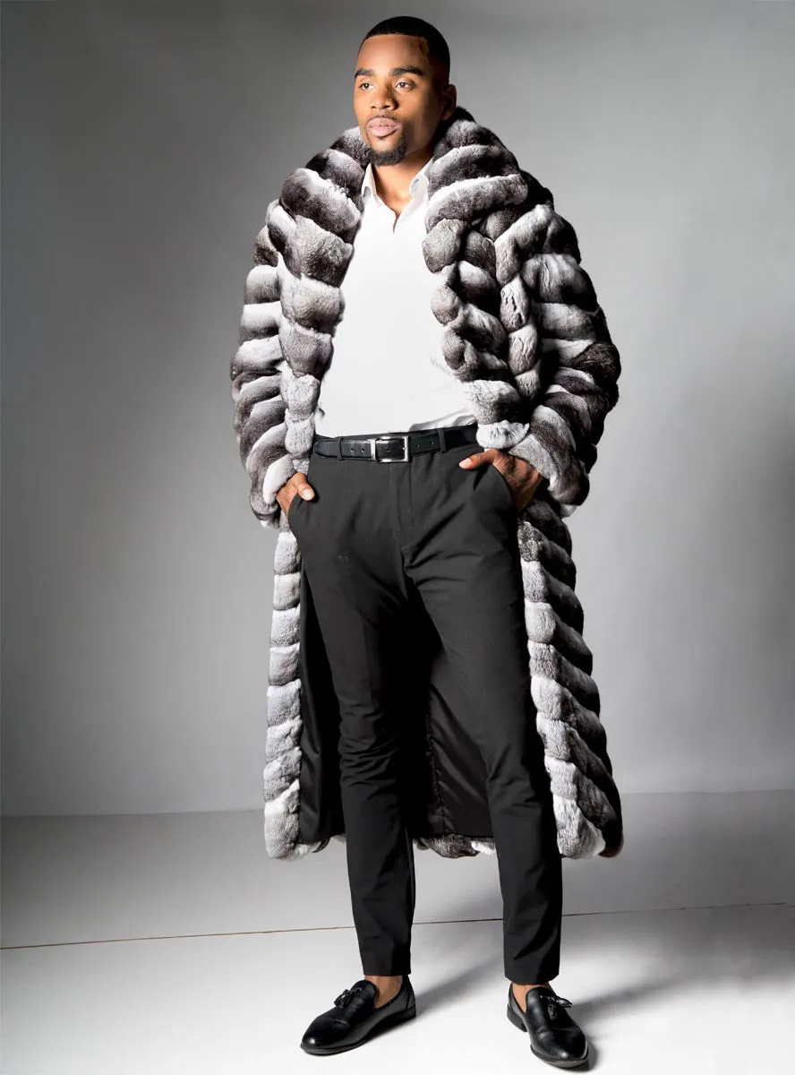 Men's Chinchilla Fur Coat