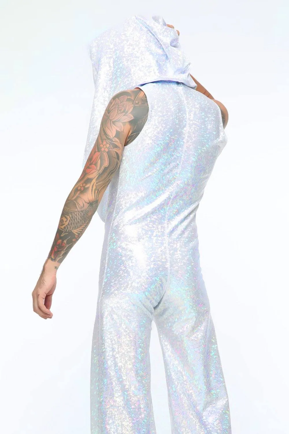 Mens Holographic Disco Jumpsuit | 13 Colors