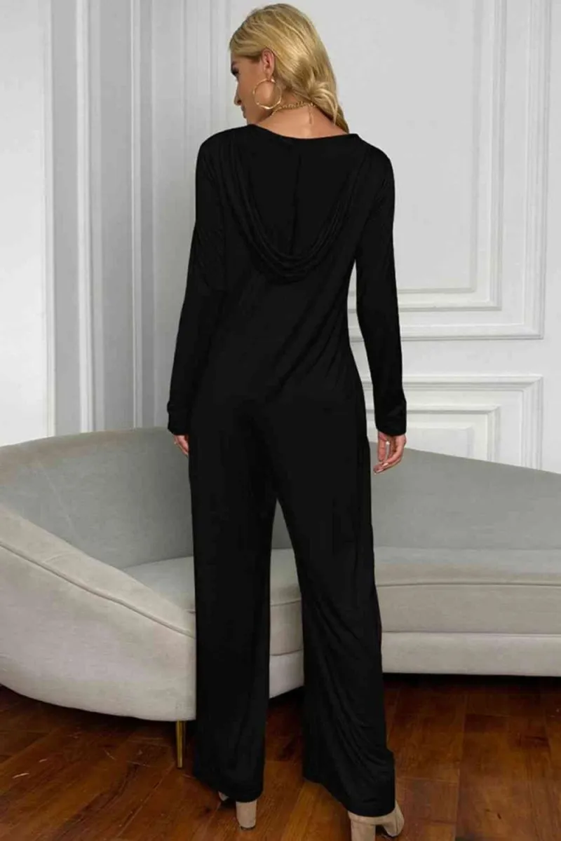 Midnight Muse Black Long Sleeve Jumpsuit