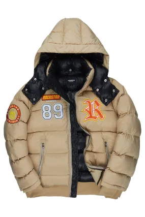 Nassau Beige Puffer Jacket